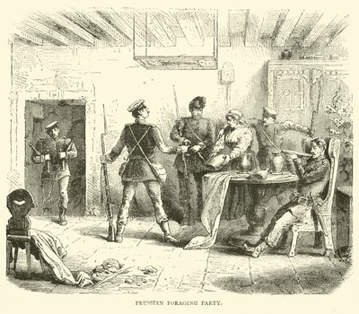 Partie de fourrage prussienne, mars 1871 - English School