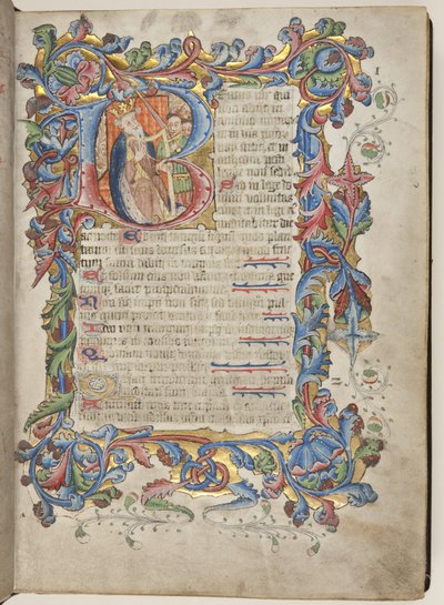 Psautier avec calendrier Sarum, vers 1425-75 - English School