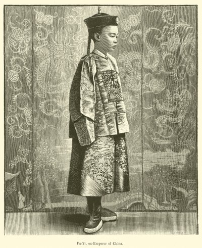 Pu-Yi, ex-empereur de Chine - English School