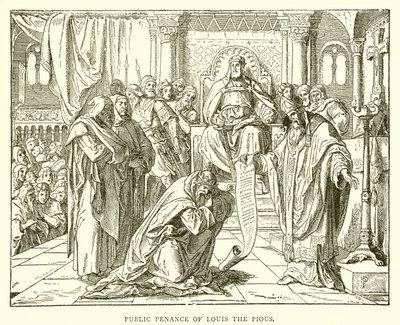 Pénitence publique de Louis le Pieux - English School