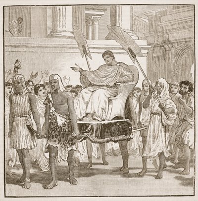 Réjouissances publiques pour la guérison de Pompée - English School