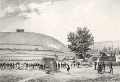 Écoliers (Charterhouse) jouant au football - English School