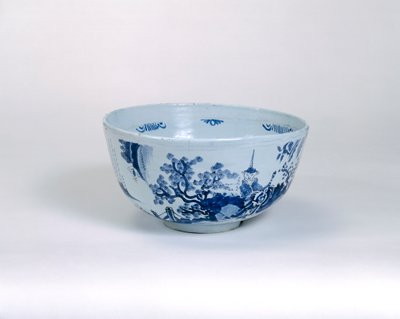 Bol à punch, peut-être fabriqué à Brislington, vers 1675-1700 - English School