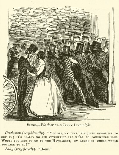 Dessin humoristique : Jenny Lind - English School