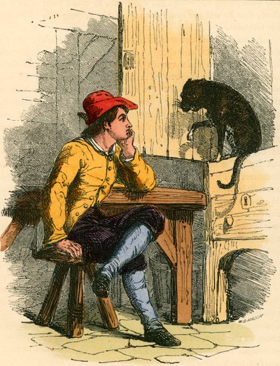 Le chat réconforte son maître - English School