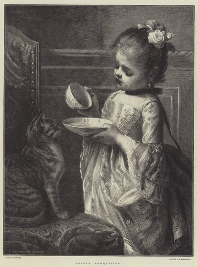 Le privilège de Minou (gravure) - English School