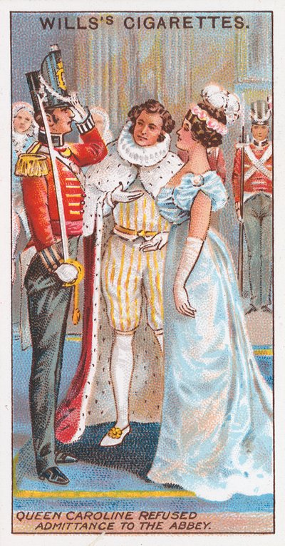 La reine Caroline refusée à l