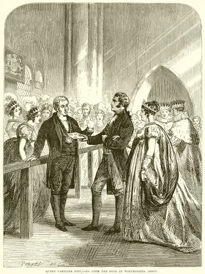 Reine Caroline repoussée de la Porte de l