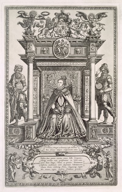 La reine Élisabeth Ire en tant que patronne de la géographie et de l