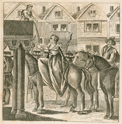 La reine Élisabeth Ire recevant la Bible d