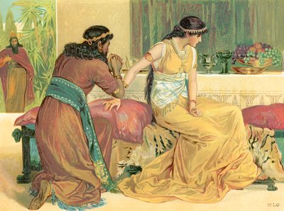 La reine Esther et Haman - English School