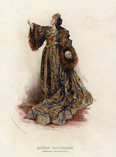Reine Katharine de Henry VIII de Shakespeare - English School
