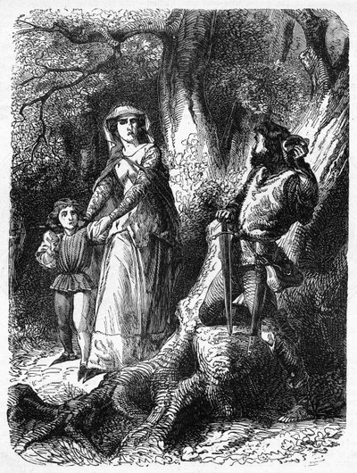 La reine Marguerite et le voleur de Hexham, illustration de 