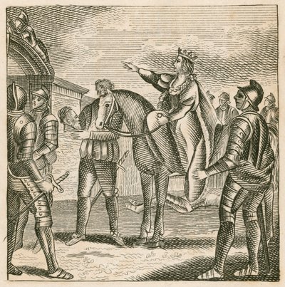 La reine Marguerite faisant fixer la tête du duc d
