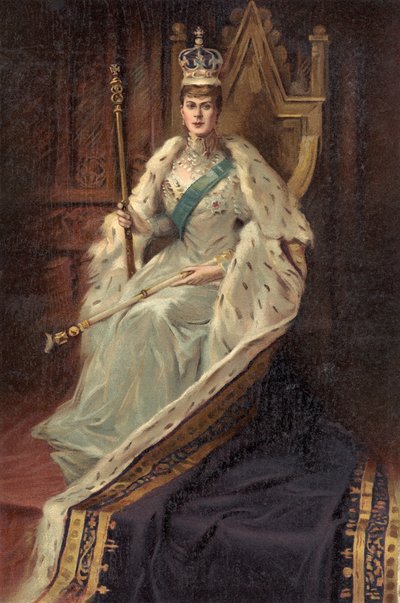 Reine Mary, épouse du roi George V, de 