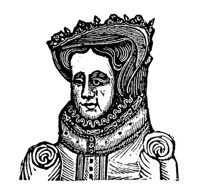 Reine Marie I (gravure sur bois) - English School