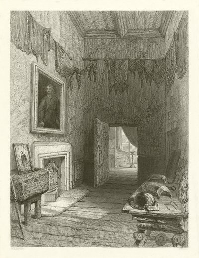Le cabinet de la reine Marie, Holyrood - English School