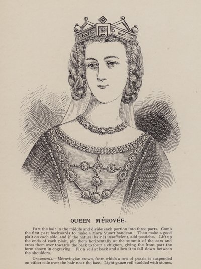 Reine Mérovée (gravure) - English School