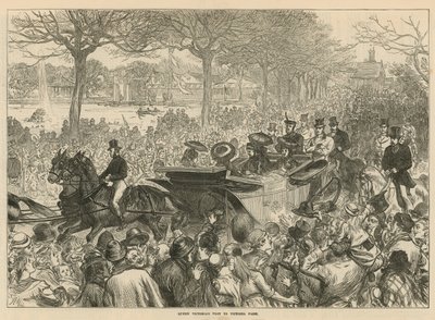 La visite de la reine Victoria au Victoria Park - English School