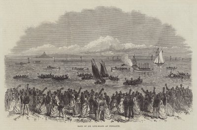 Course de Six Bateaux de Sauvetage à Penzance - English School
