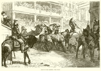 Course des Barberi : Le départ - English School