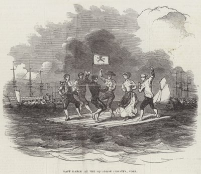 Danse sur radeau à la régate de l