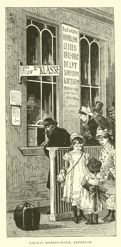 Bureau de réservation ferroviaire, Amsterdam - English School