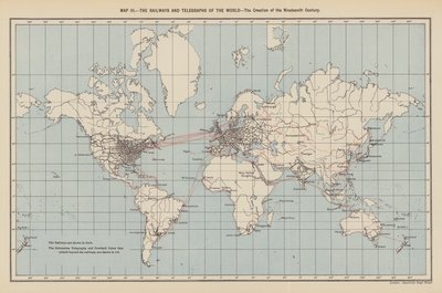 Chemins de fer et télégraphes du monde, la création du XIXe siècle - English School