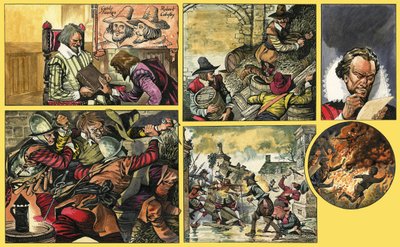 Le Ranger regarde Guy Fawkes - English School