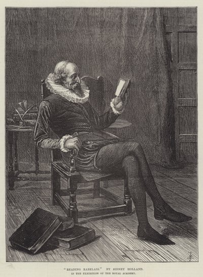 Lecture de Rabelais (gravure) - English School