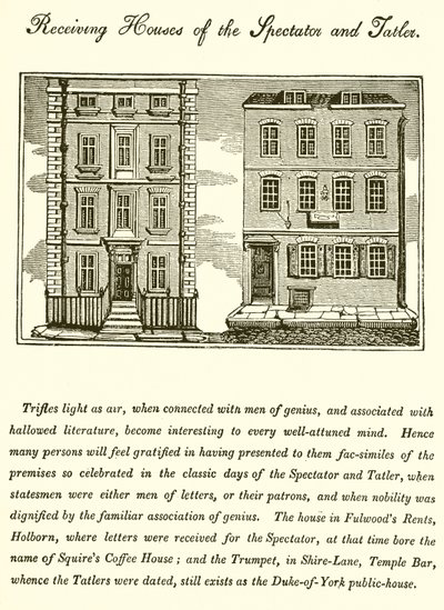Maisons de réception du Spectator et du Tatler - English School
