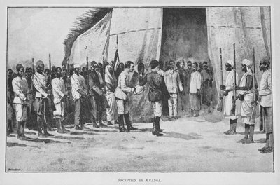 Réception par Muanga, de 