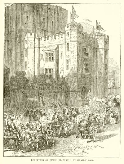 Réception de la reine Élisabeth à Kenilworth - English School