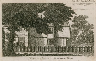 Maison rectorale à Newington Butts, Southwark, Londres - English School
