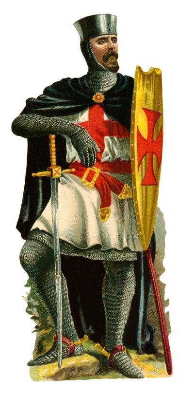 Chevalier de la Croix Rouge du Roi Richard I, 1189-1199 - English School