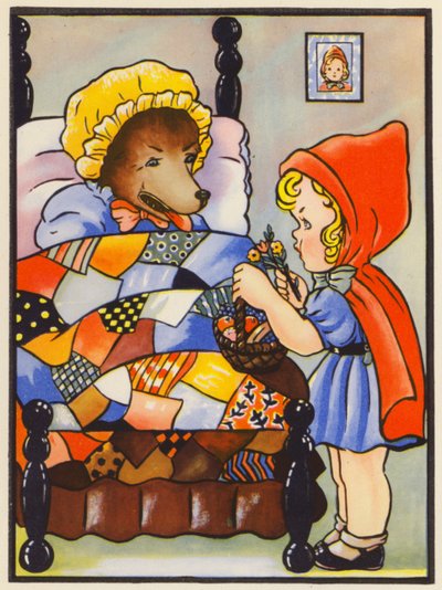 Le Petit Chaperon Rouge pense que le loup est sa grand-mère - English School
