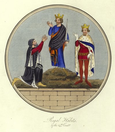 Habits royaux du 14ème siècle - English School