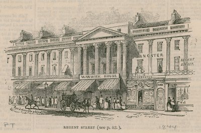 Regent Street, Londres, côté ouest - English School