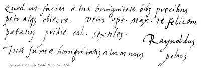 Reginald Pole, cardinal, né en 1500, mort en 1558 - English School