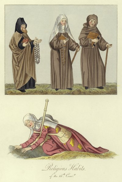 Habits religieux du XVe siècle - English School