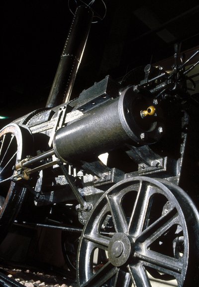 Restes de la Rocket de Stephenson, 1829 (détail) - English School