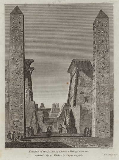 Vestiges du palais de Louxor - English School