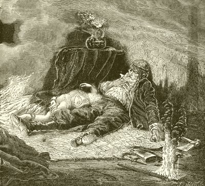 Restes du raid des Vikings - English School