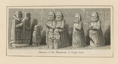 Restes du monument à Lady Owen - English School