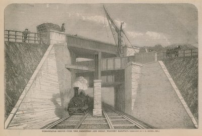 Pont remarquable sur le Brentford et le Great Western Railway - English School