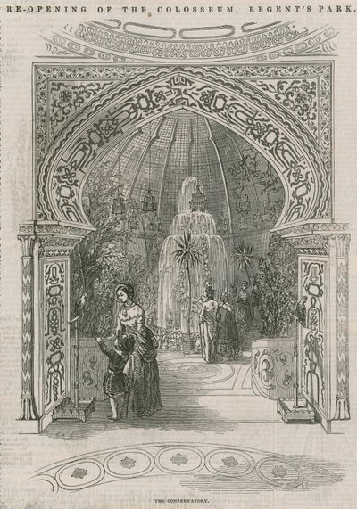Réouverture du Colosseum, Regents Park : La serre - English School