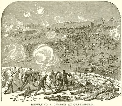 Repousser une charge à Gettysburg - English School