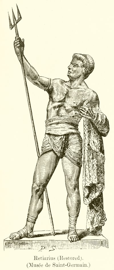 Rétiaire (Restauré) (Musée de Saint-Germain) - English School