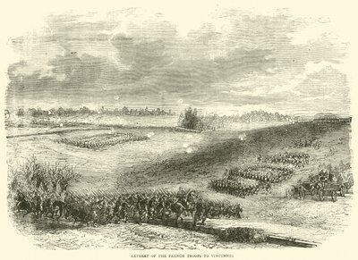 Retraite des troupes françaises à Vincennes, décembre 1870 - English School