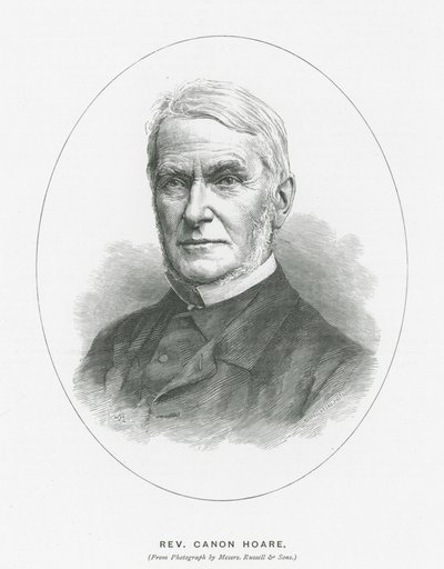 Révérend chanoine Hoare (lithographie) - English School